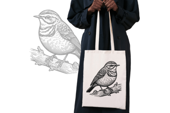 Alpine Brownnock SVG Resident Bird