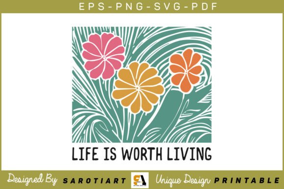 Boho Flower Inspiration SVG T-shirt