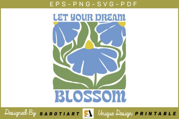 Boho Flowers Inspirational T-shirt SVG