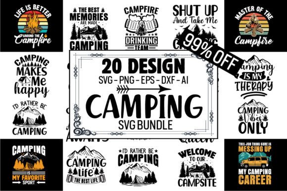 Camping SVG Bundle Camp Sayings Bundle