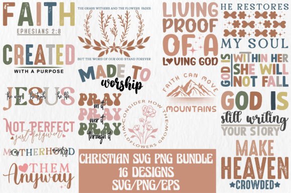 Christian SVG PNG Bundle