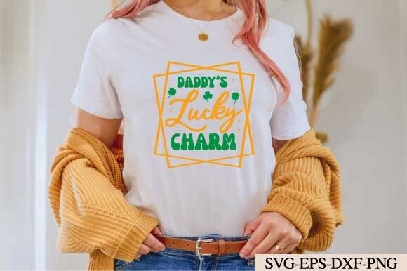 Daddy's Lucky Charm Svg