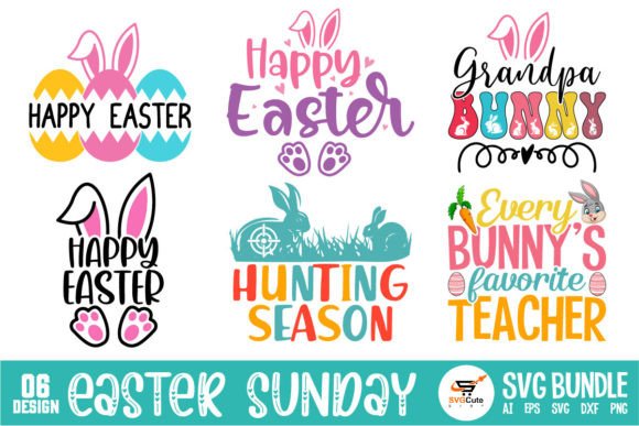 Happy Easter Sunday SVG Bundle
