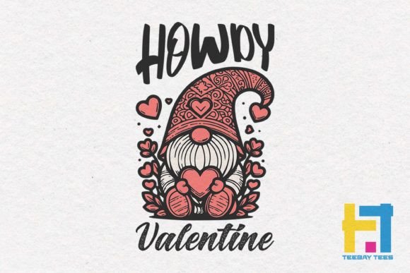 Howdy Valentine SVG Design