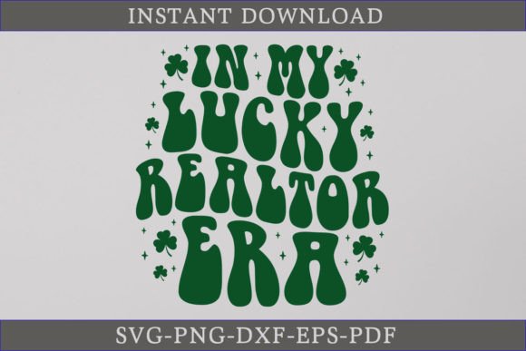In My Lucky Realtor Era Retro Shirt SVG