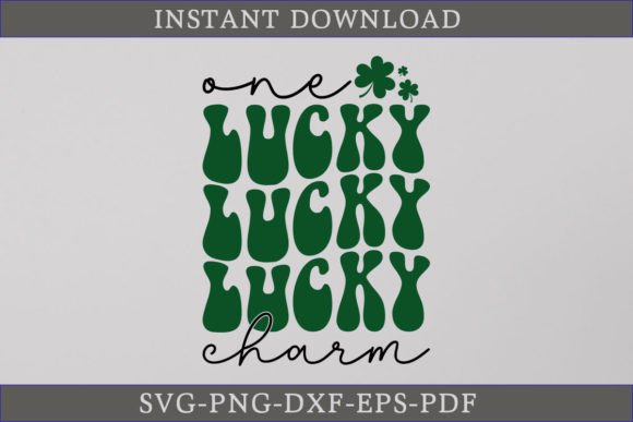 One Lucky Charm Retro St. Patrick’s SVG