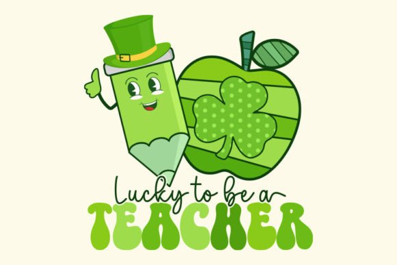Retro St. Patrick's Day Svg, Lucky to