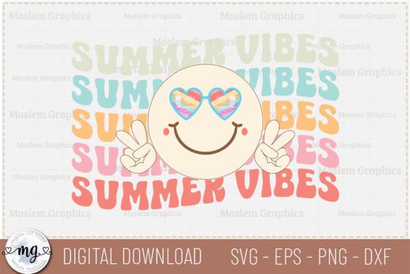 Summer Vibes - Retro Summer SVG