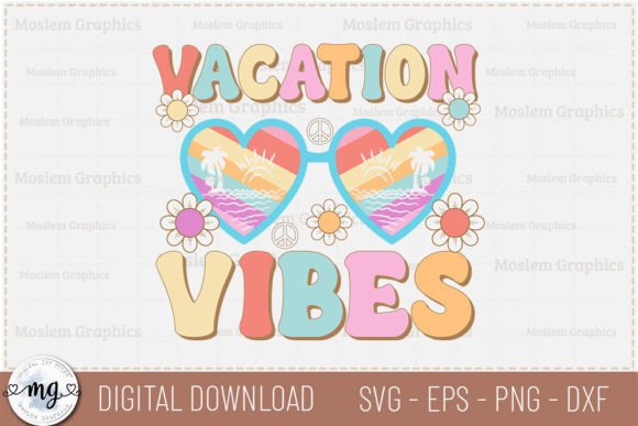 Vacation Vibes - Retro Summer SVG